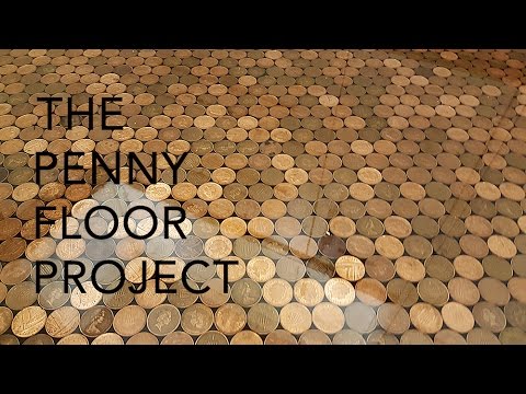 Is it creative? A floor made with 27,000 pennies