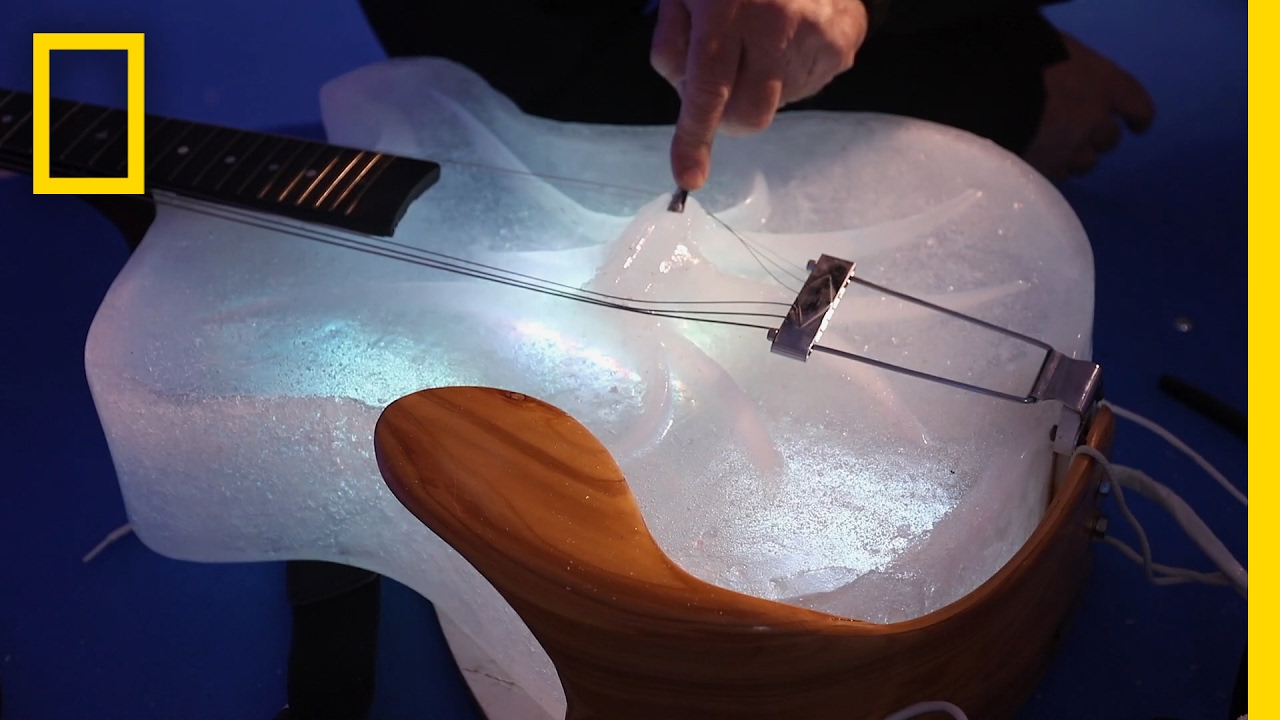 When was the last time you went to a concert with instruments made of ice?