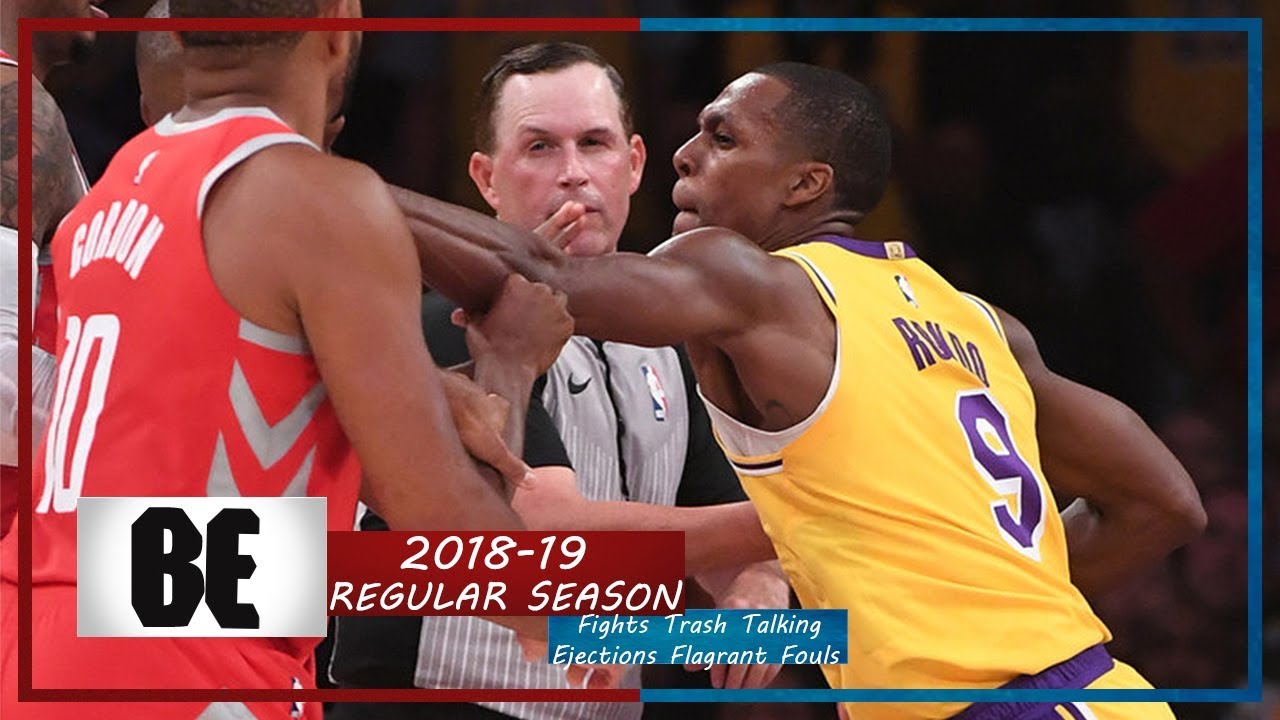 The compilation of NBA 2019 fracass on the court